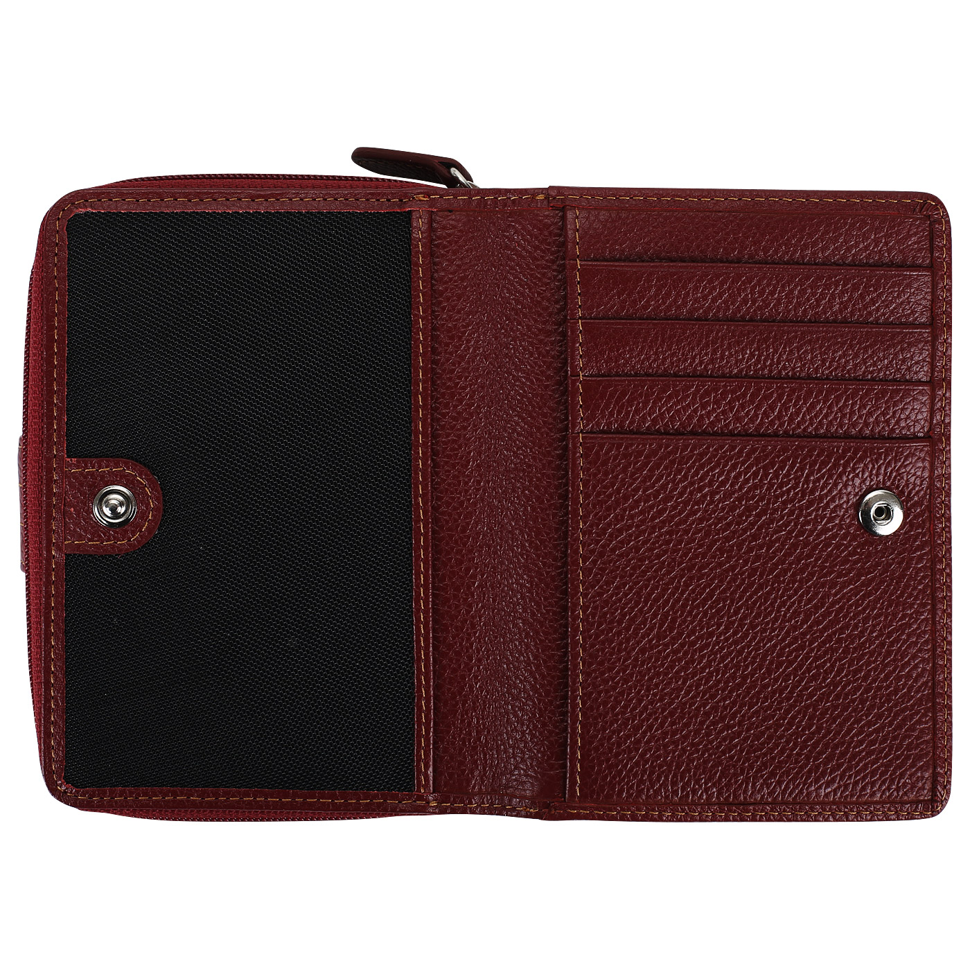 Бордовый кожаный кошелек Picard Melbourne
