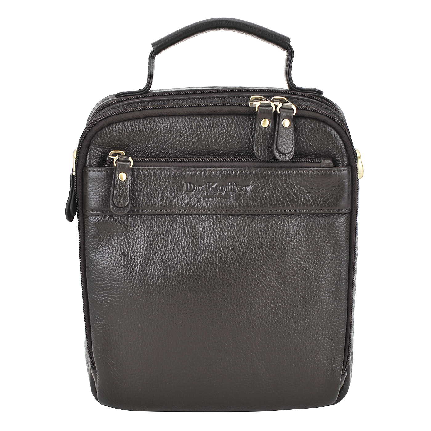 Dr. Koffer Мужская кожаная сумка через плечо
