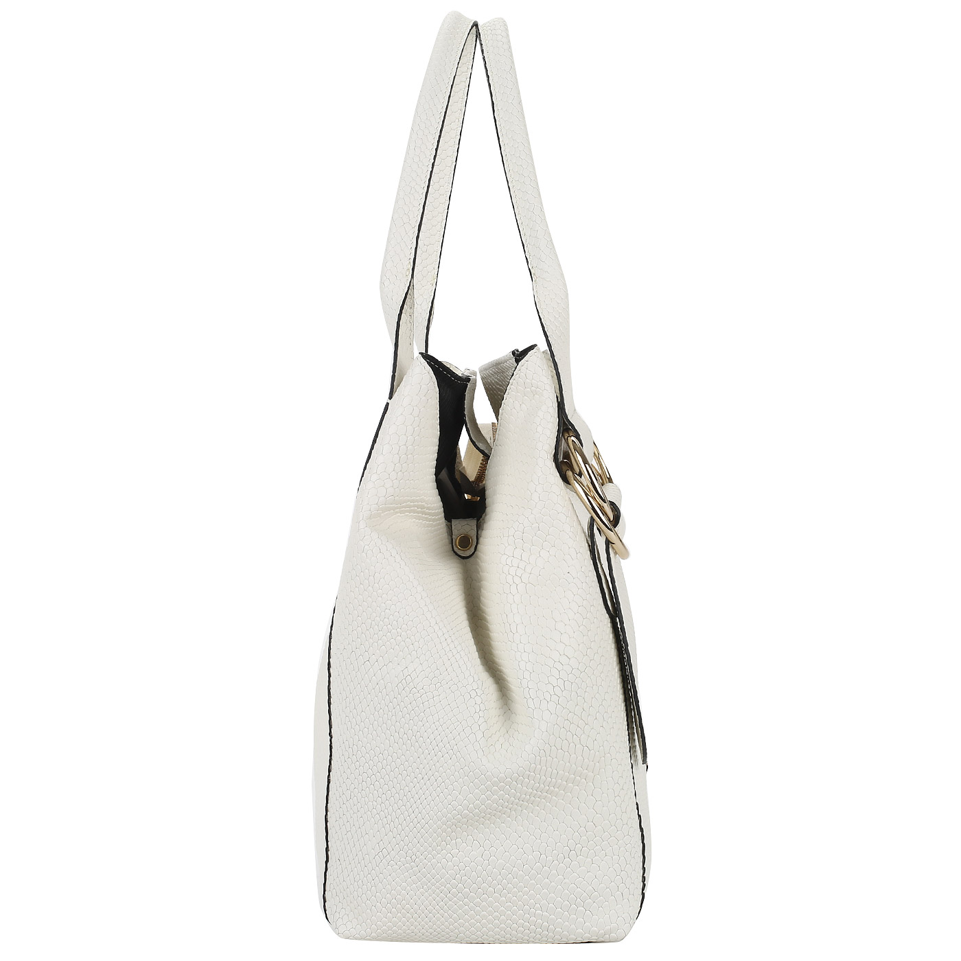 Кремовая сумка на молнии Ripani Bigia