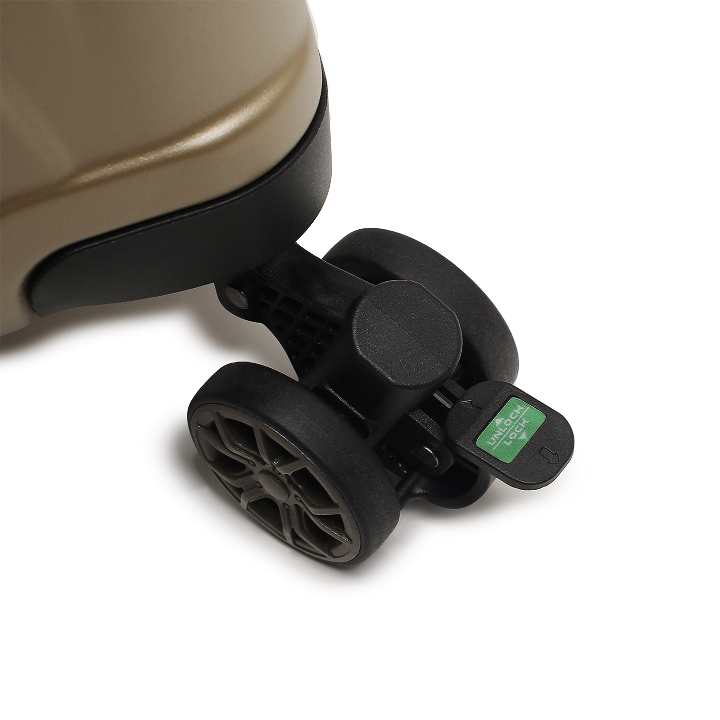 Чемодан с амортизированными колесами Eberhart Phantom