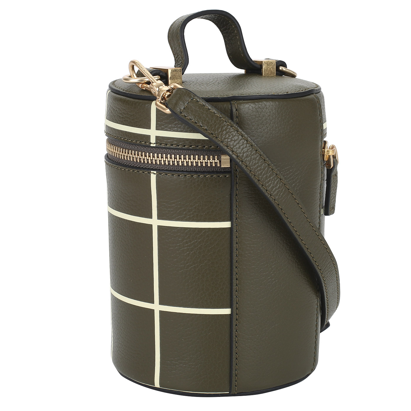 Цилиндрическая сумочка Coccinelle Sonny Square tiles print