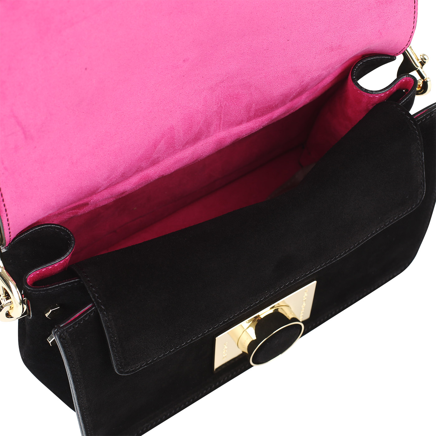 Сумочка из замши Carlo Salvatelli Camoscio