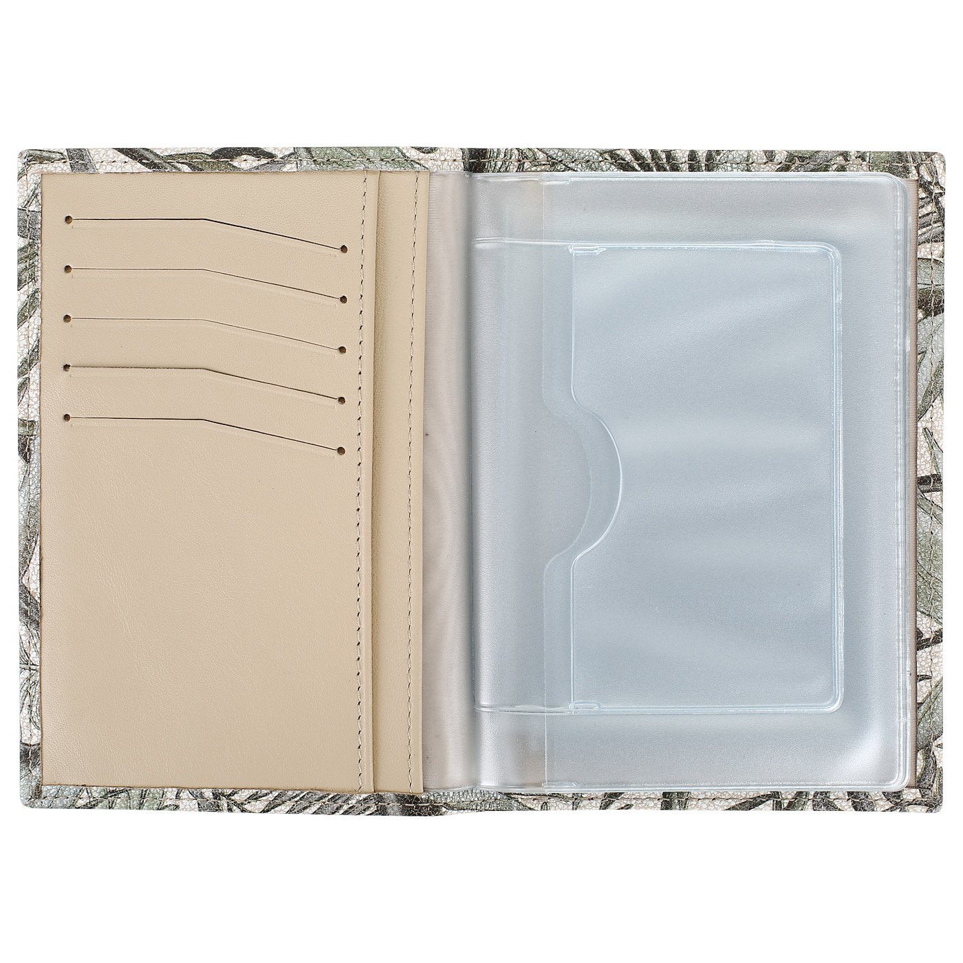 Кожаная обложка для автодокументов Aurelli Luna tropico