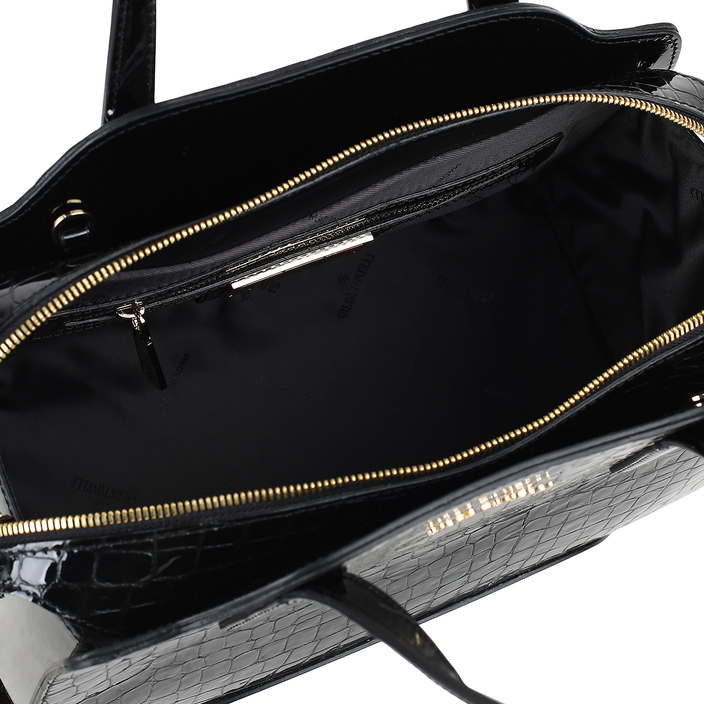 Кожаная сумка Gilda Tonelli Cocco Vernice