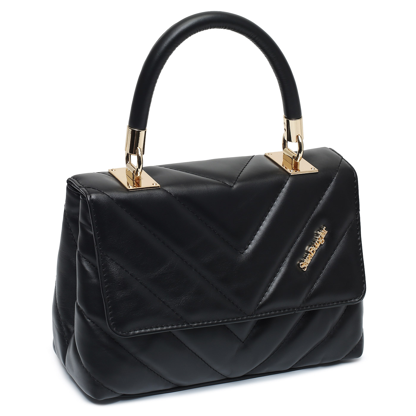 Кожаная сумка Sara Burglar Gloria Trapunto