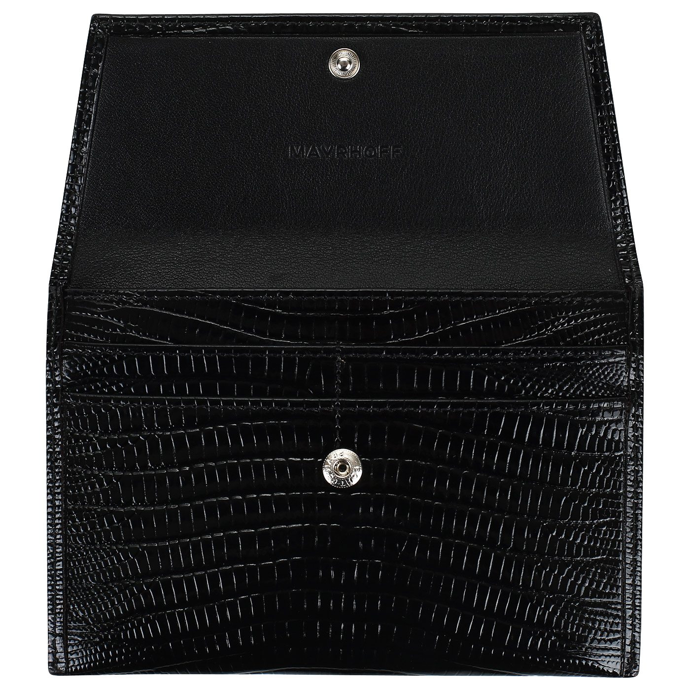 Мужская обложка для паспорта и автодокументов с кнопкой Mayrhoff Munchen