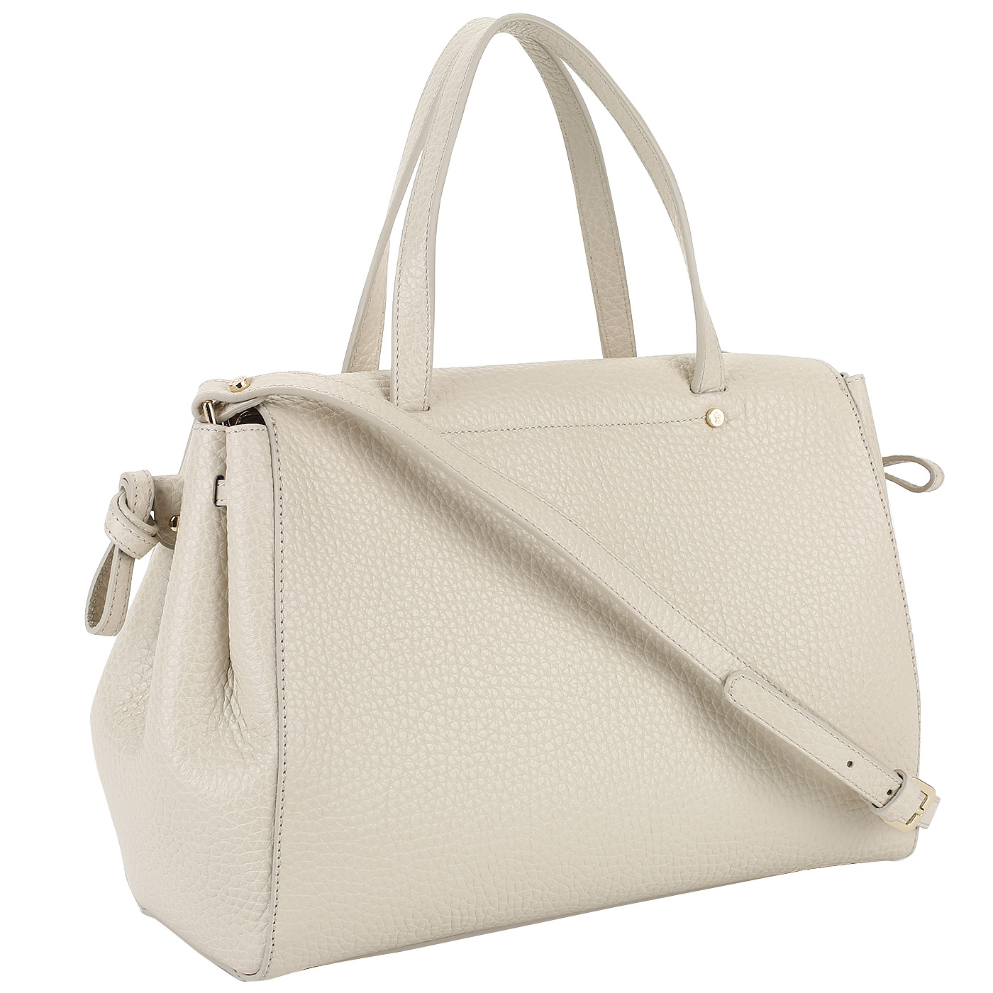 Кожаная сумка с двумя отделами Carlo Salvatelli Cervino