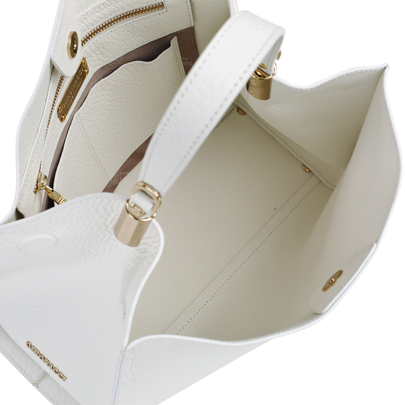 Сумка из кожи на магнитной кнопке Gironacci Velvet