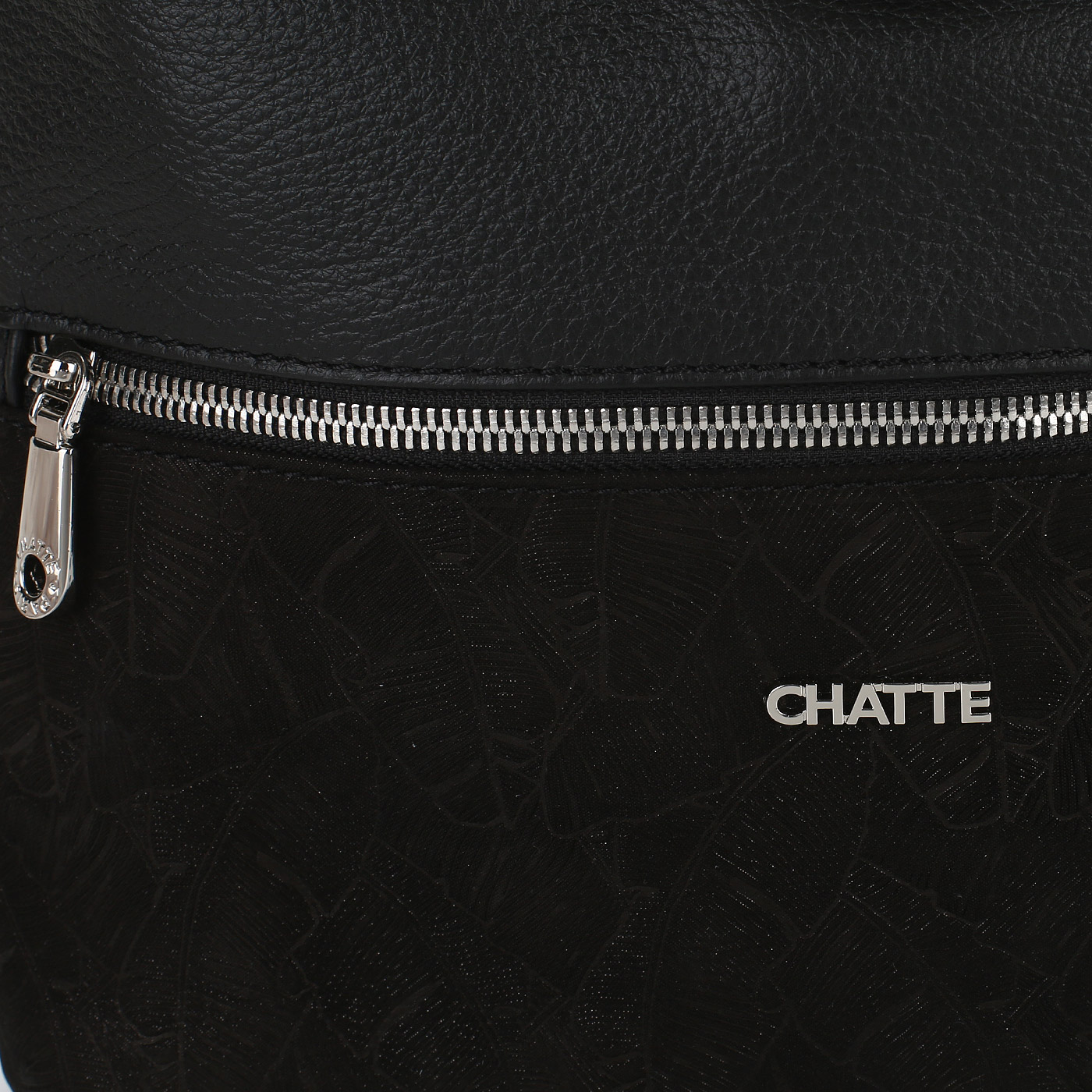 Сумка-хобо из комбинированной кожи Chatte Lille