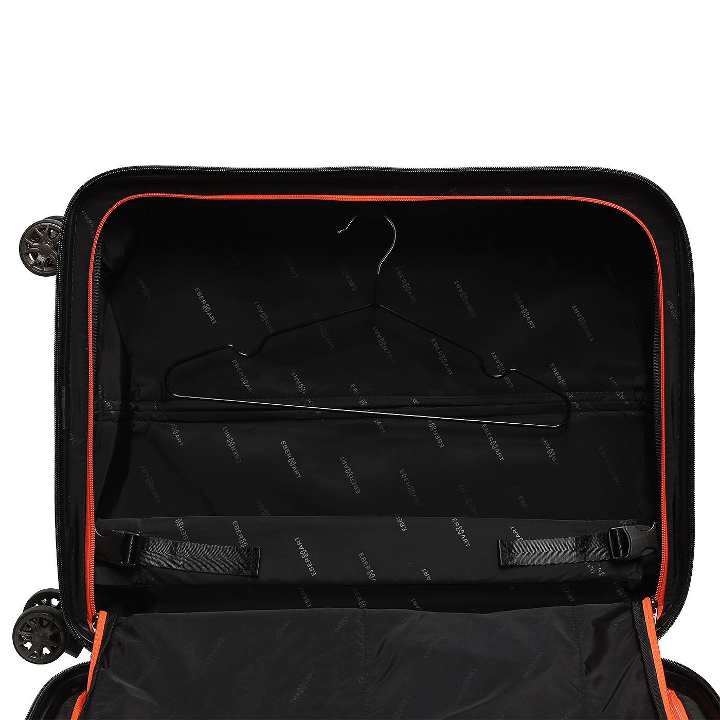 Чемодан с амортизированными колесами Eberhart Phantom