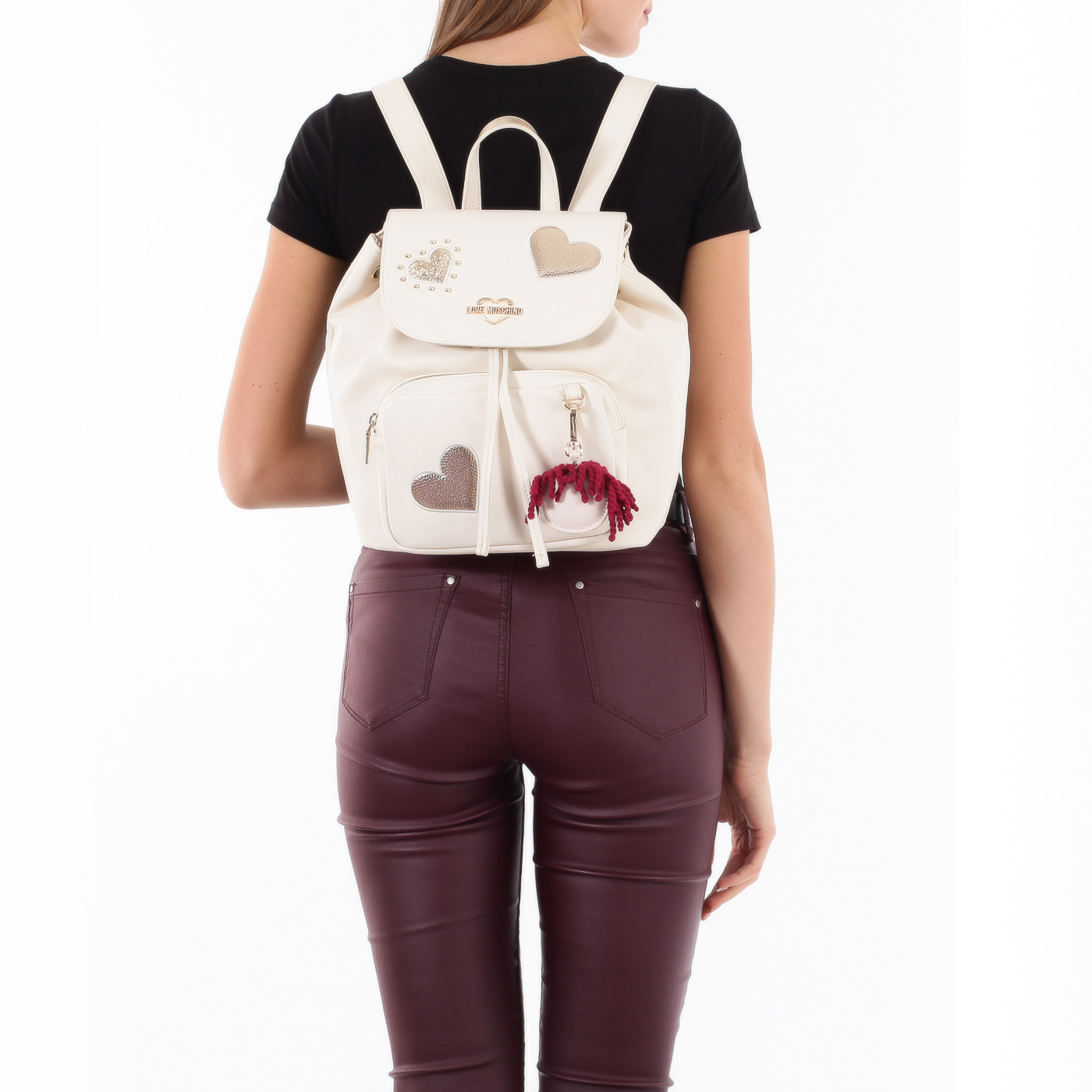 Рюкзак с декором Love Moschino Charming Dolls