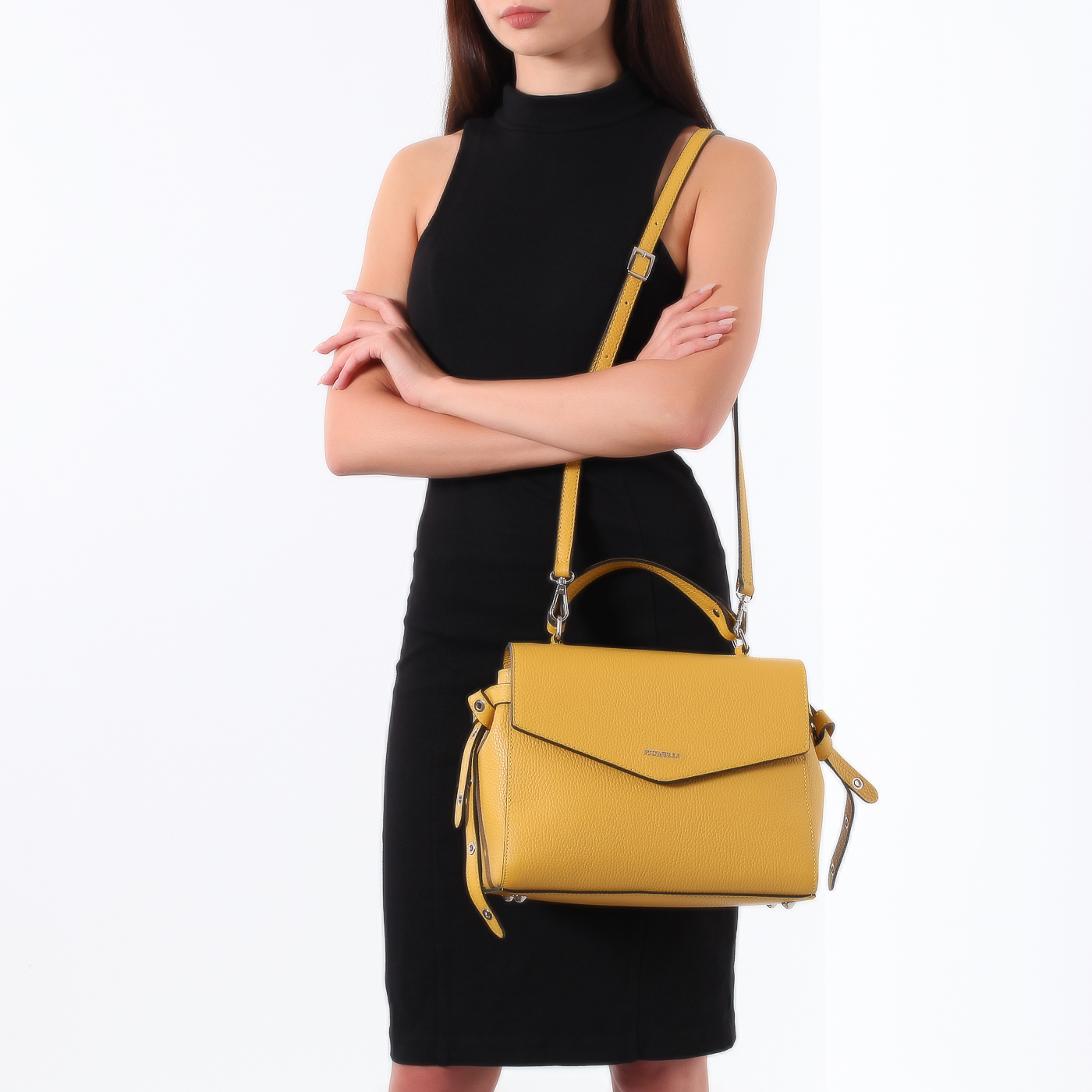 Сумка-сэтчел из кожи Piumelli Bruxelles