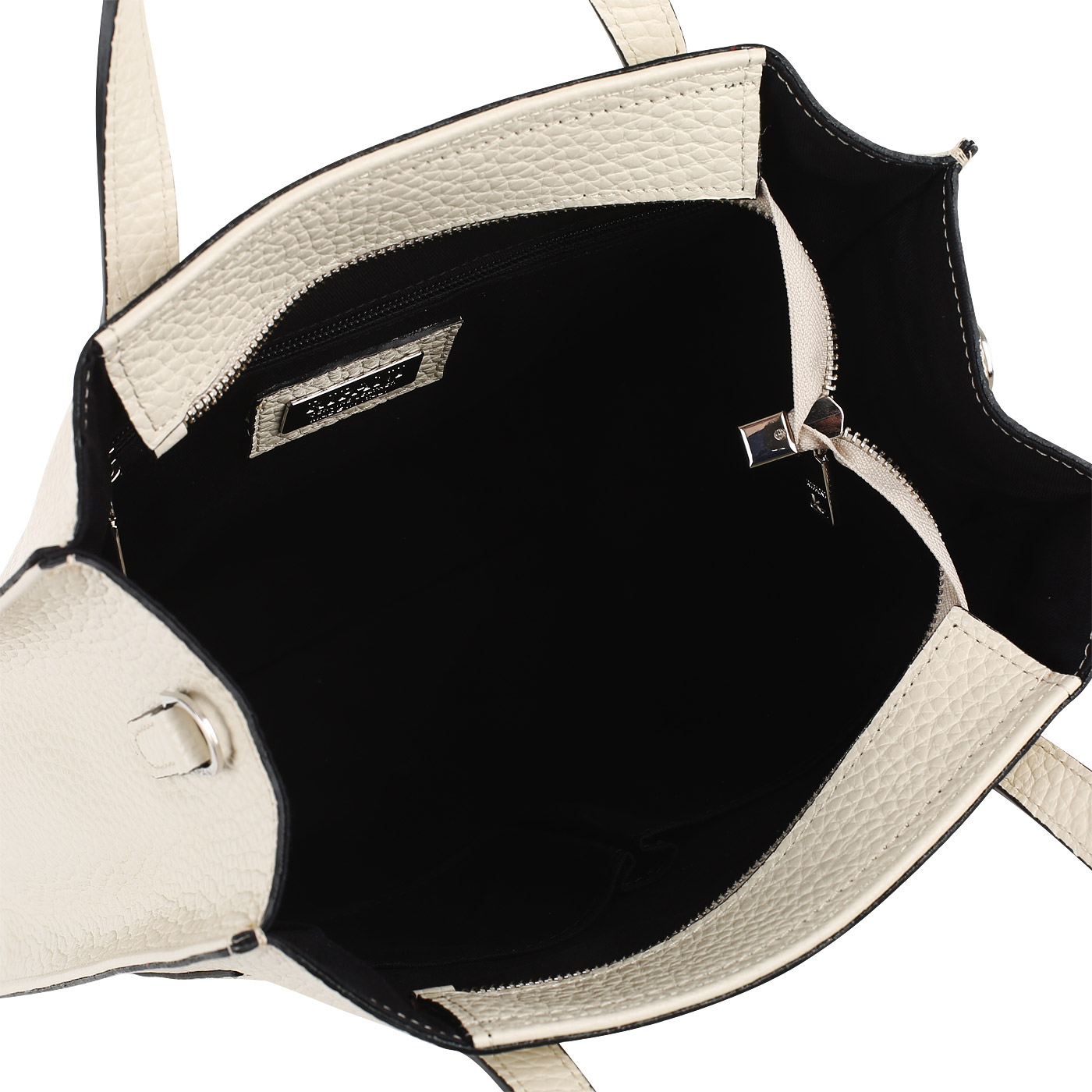 Кремовая сумка на молнии Ripani Papillion