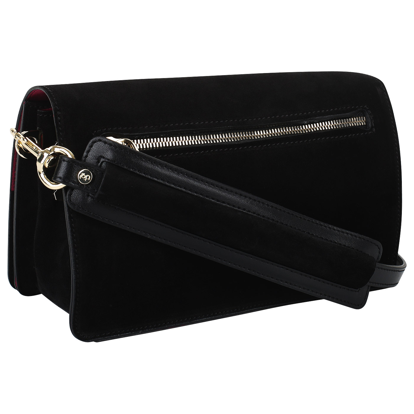 Сумочка из замши Carlo Salvatelli Camoscio