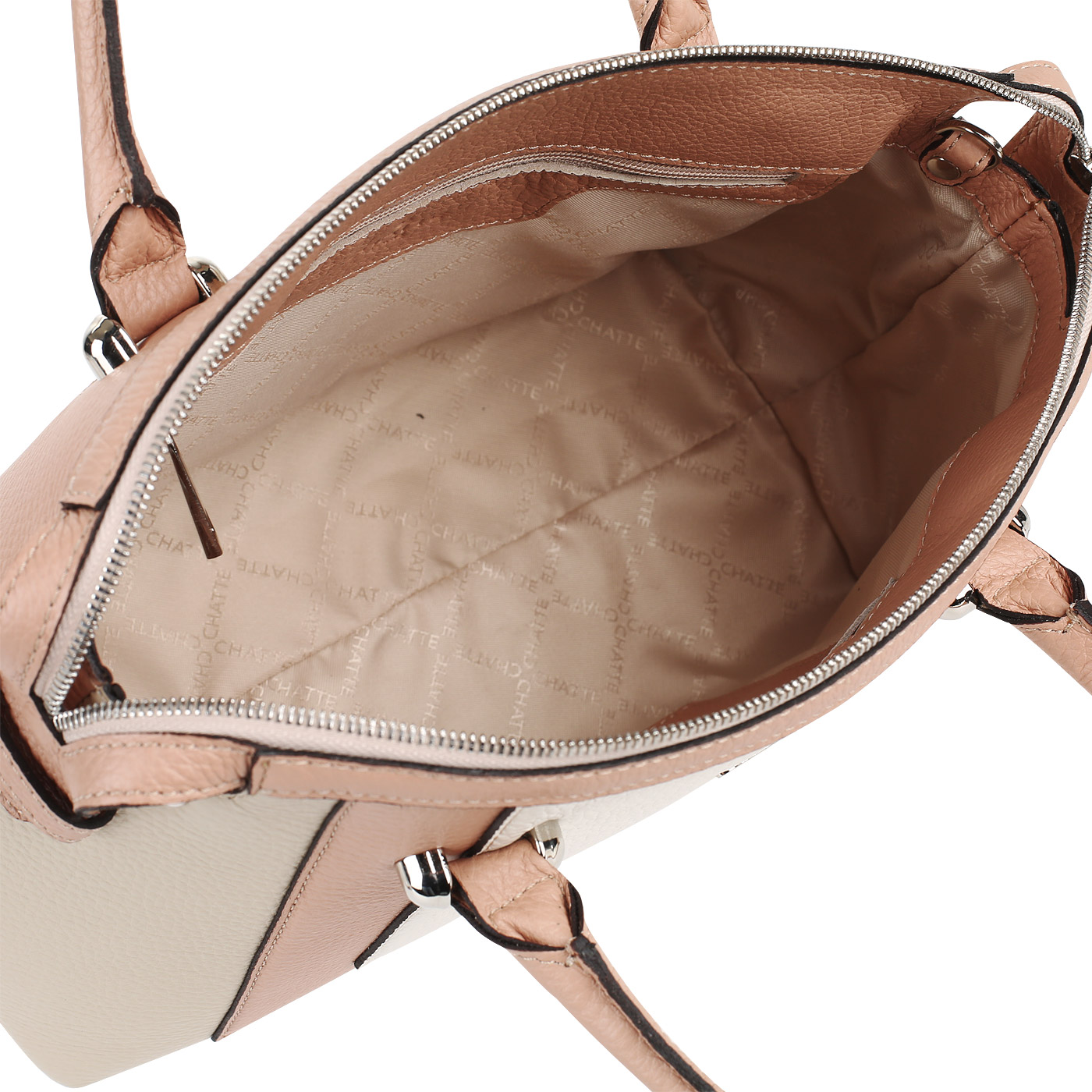 Сумка из зернистой кожи Chatte Dijon