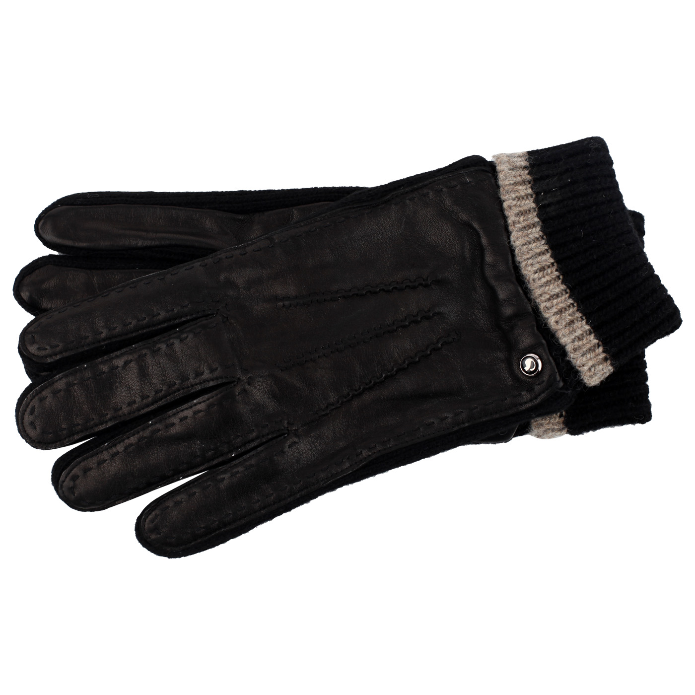 Dal Dosso Перчатки из кожи и шерсти