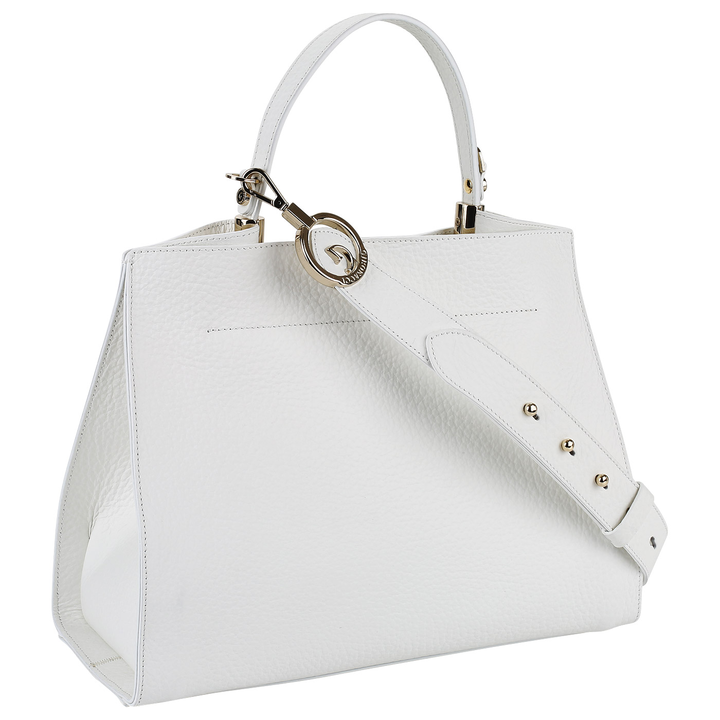 Сумка из кожи на магнитной кнопке Gironacci Velvet