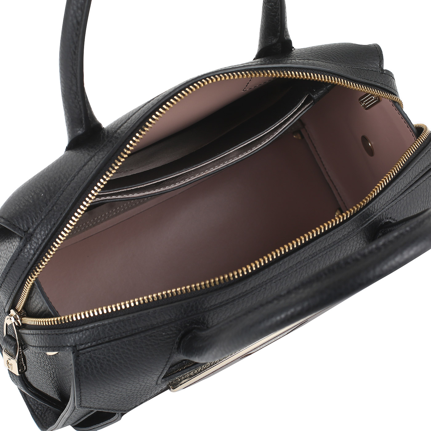 Черная сумка с замшей Gironacci 