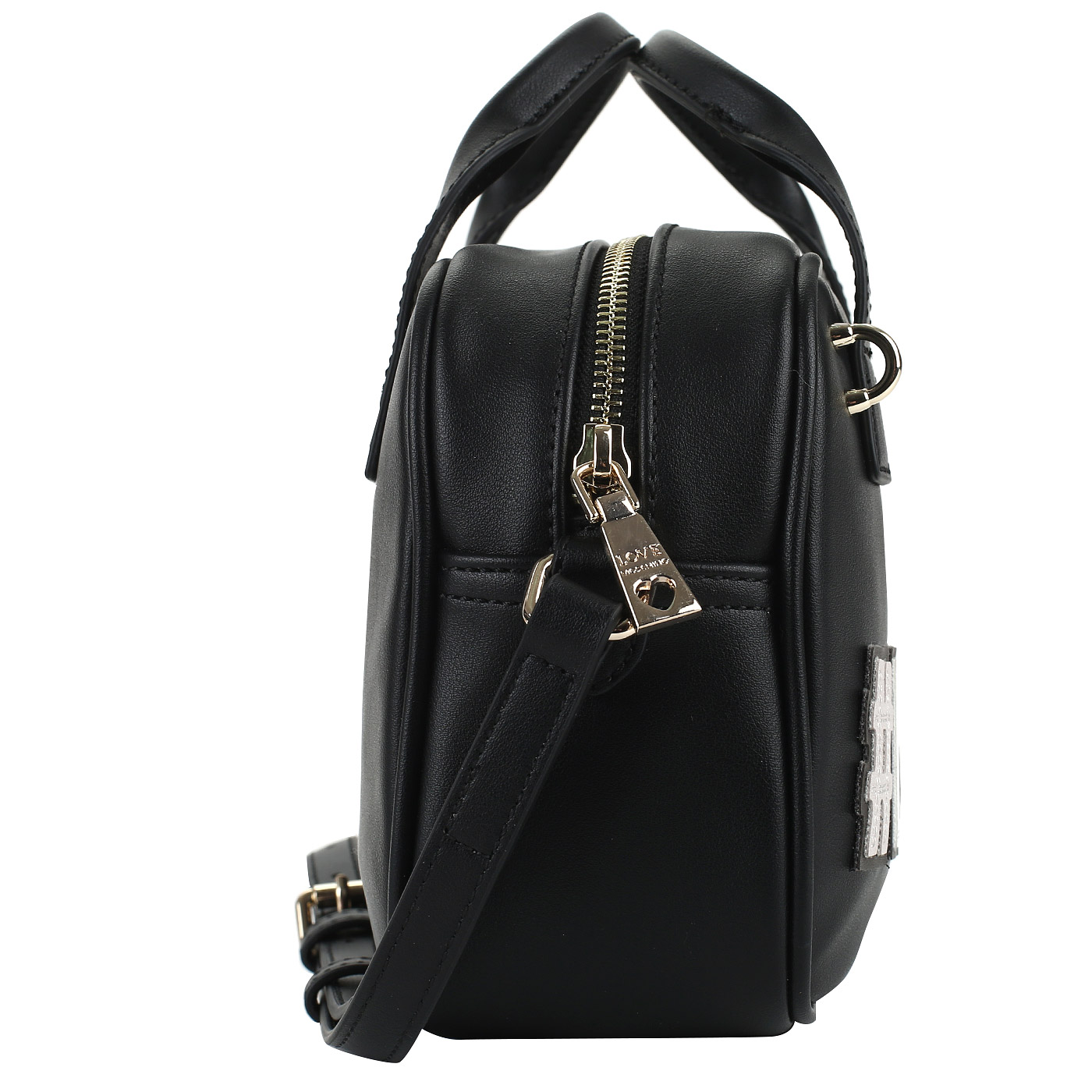 Сумочка с ручками и ремешком Love Moschino Girly Pom Pom