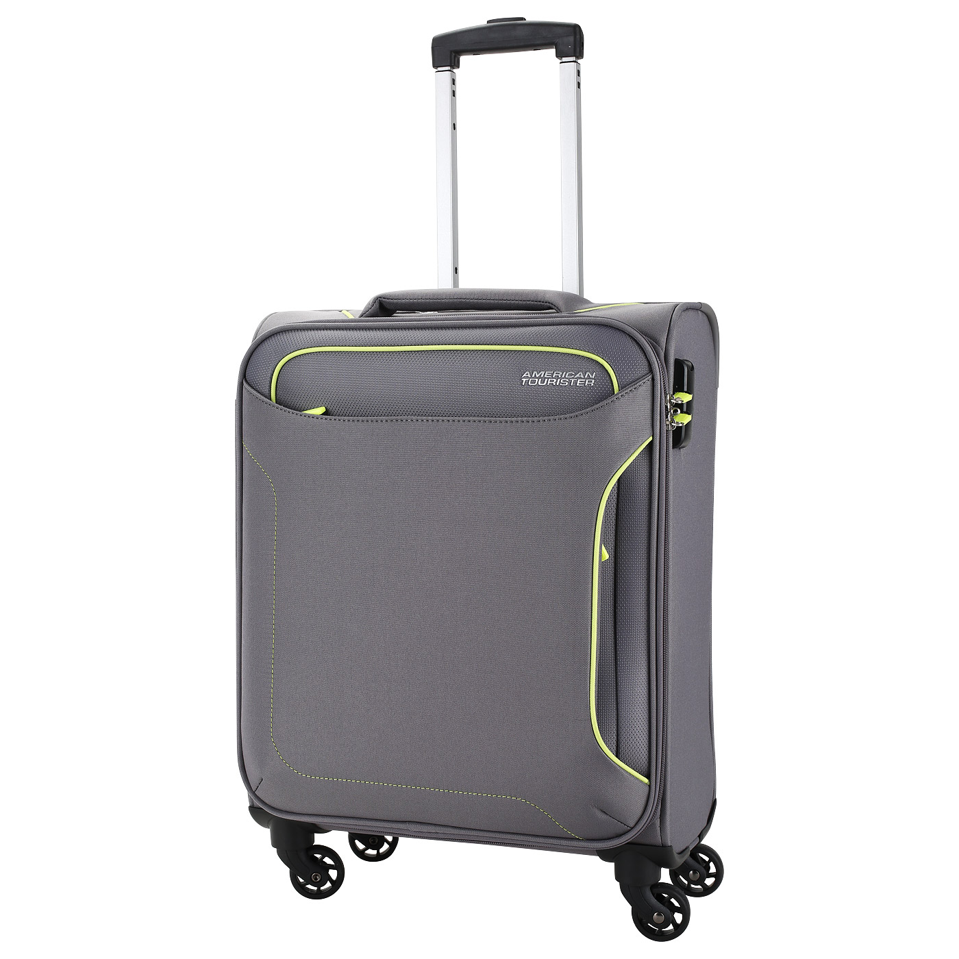 American Tourister Чемодан для ручной клади тканевый с кодовым замком