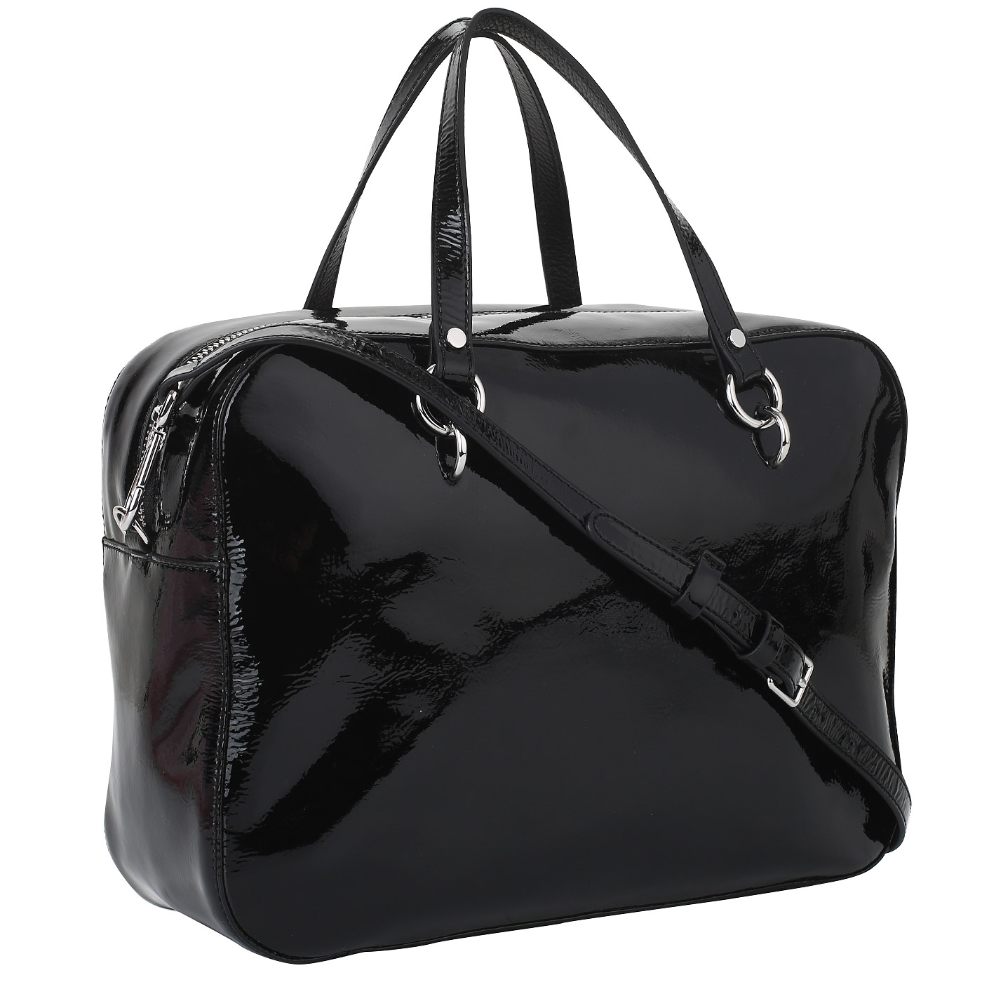 Лаковая сумка Coccinelle Alpha naplack