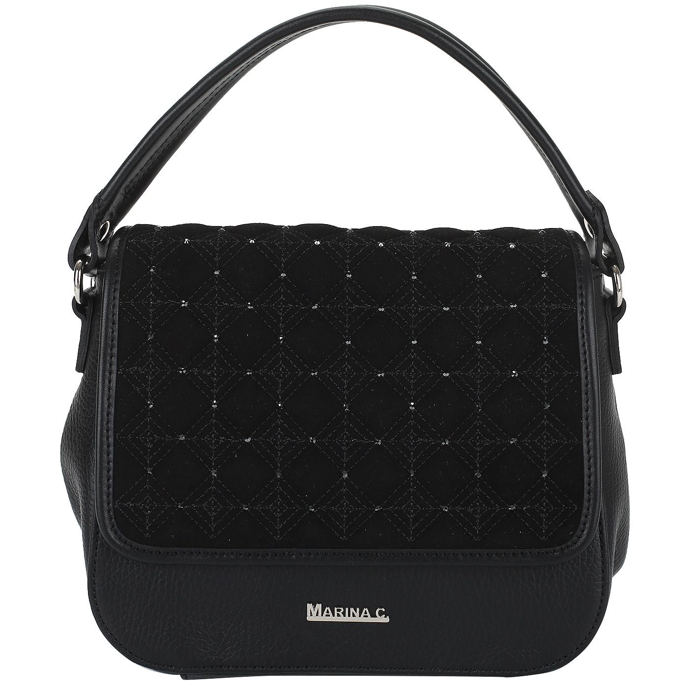 Marina Creazioni Сумка из кожи и замши