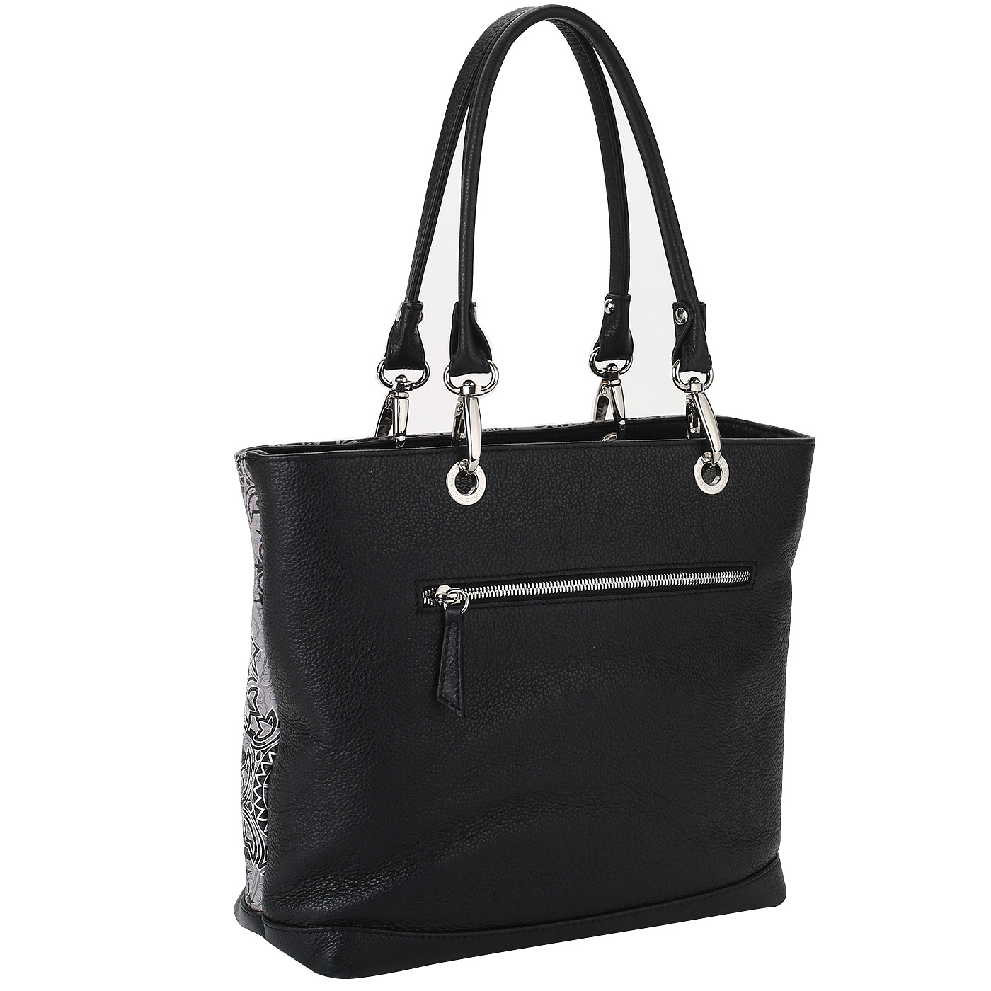 Кожаная сумка со съемными ручками Marina Creazioni 