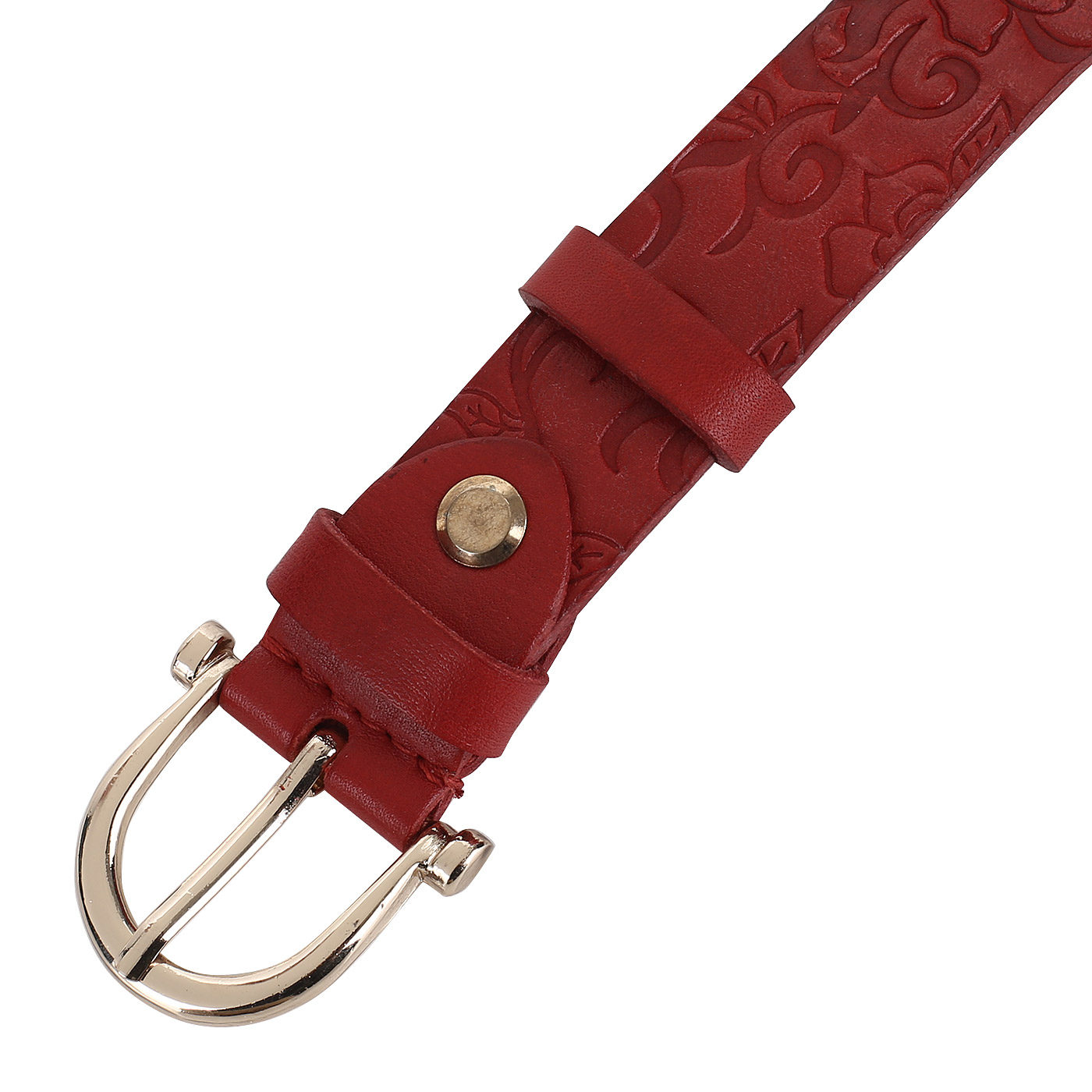 Ремешок из красной кожи Chatte 