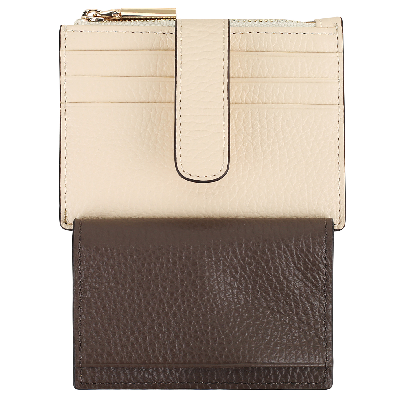 Кожаная визитница Coccinelle Metallic Tricolor