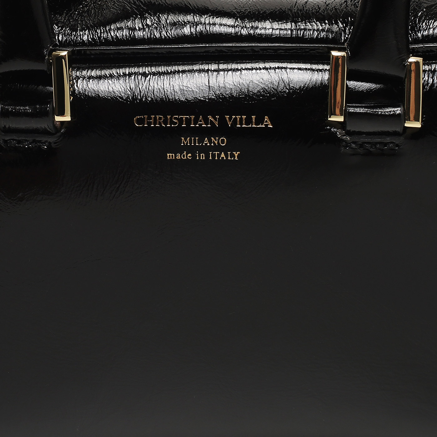 Кожаная сумка Christian Villa Athene Vernice