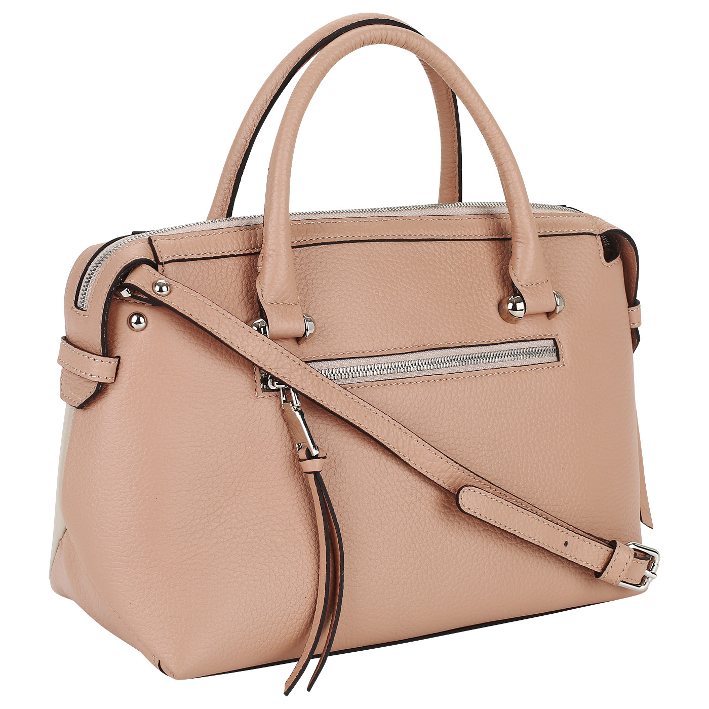 Сумка из зернистой кожи Chatte Dijon