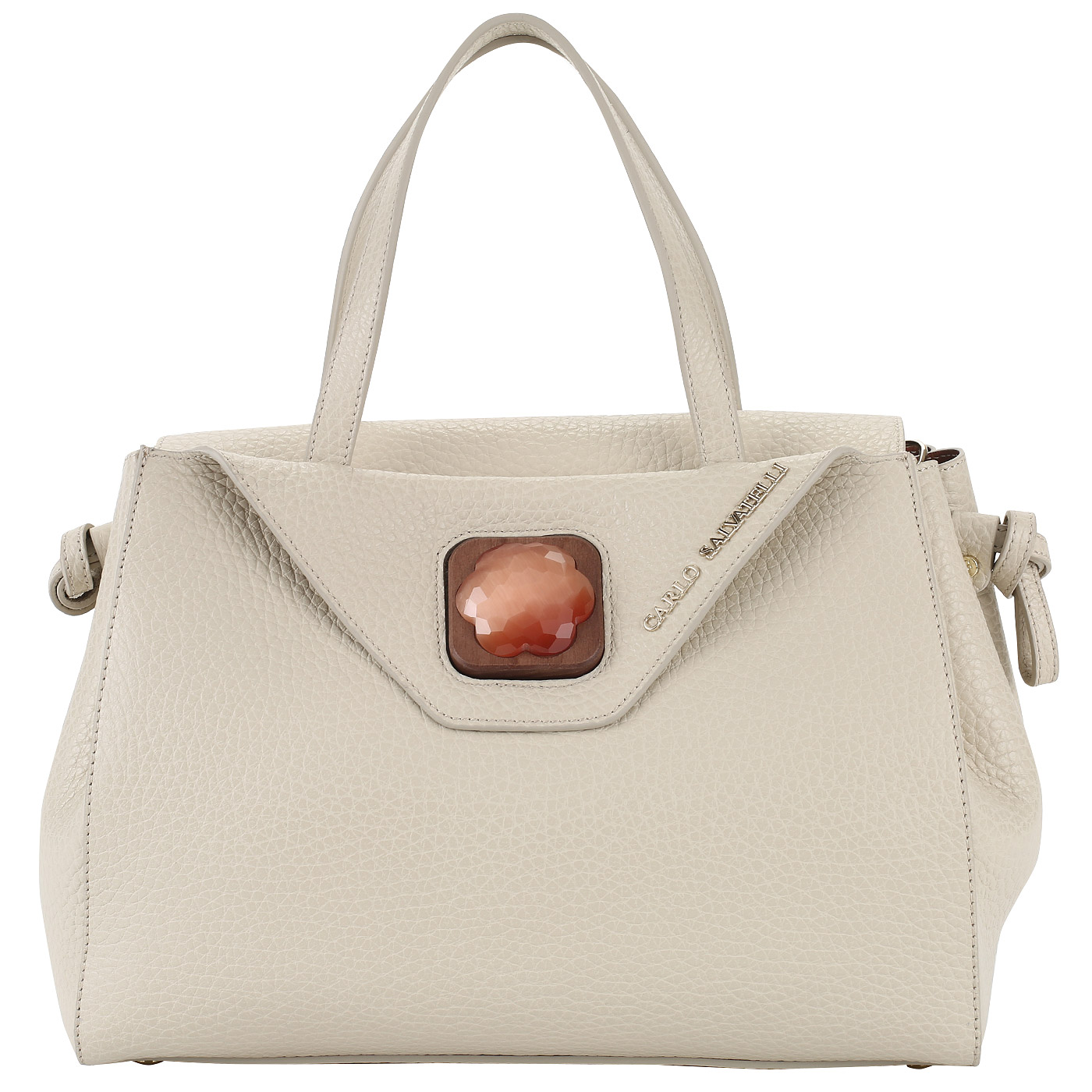 Carlo Salvatelli Кожаная сумка с двумя отделами