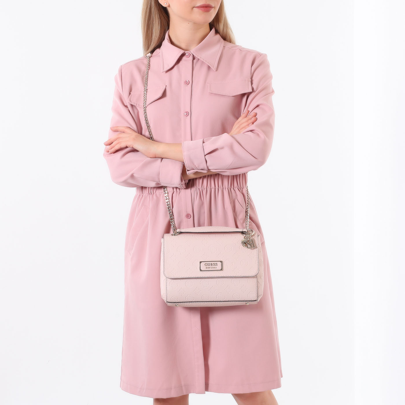 Сумка с откидным клапаном Guess Logo Love