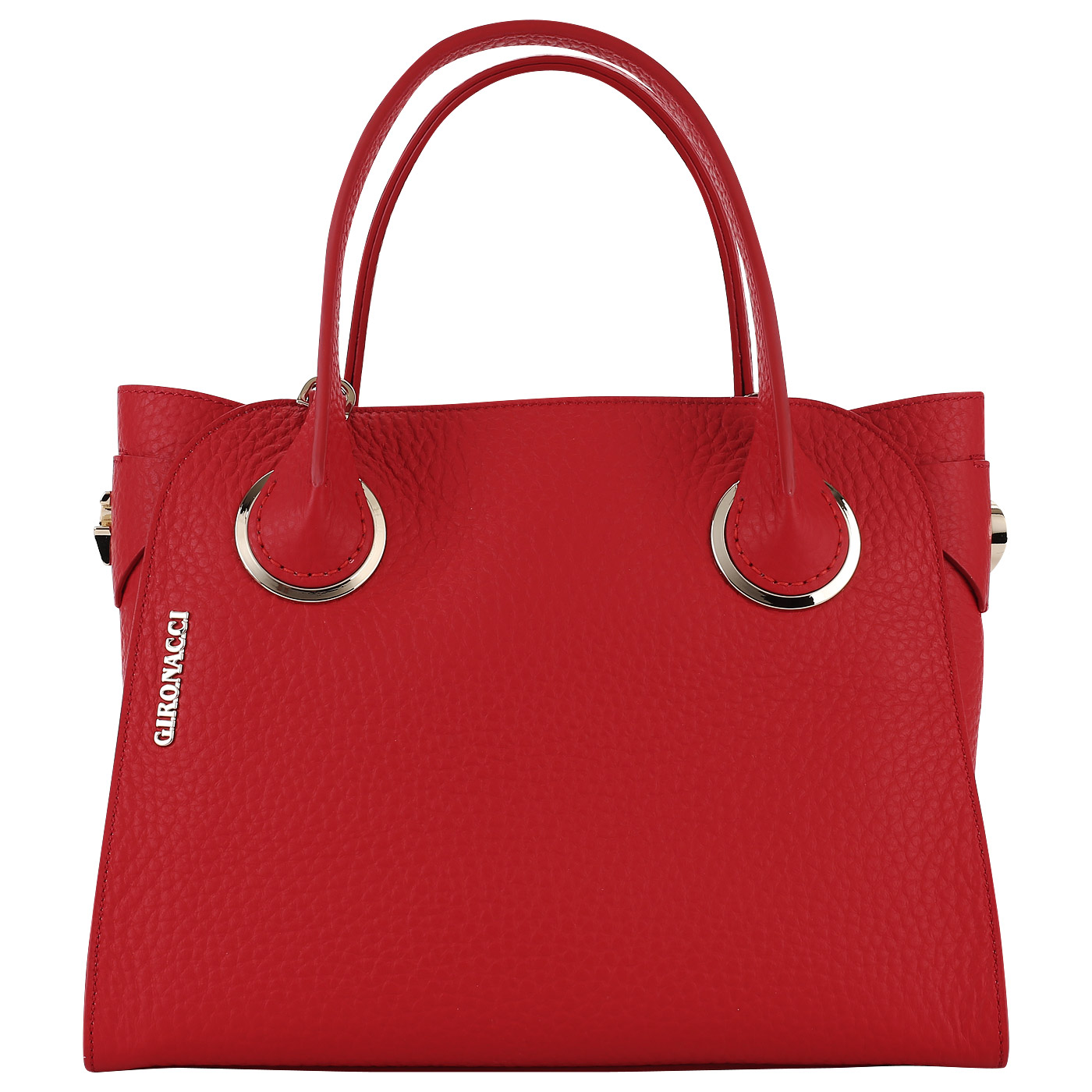 Gironacci Красная кожаная сумка