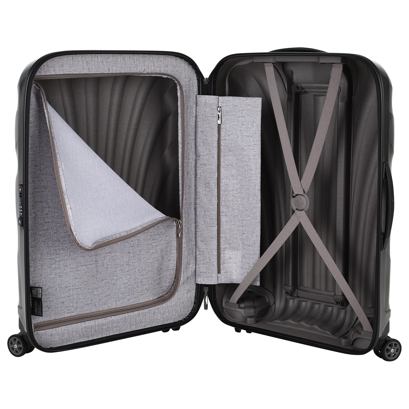 Чемодан средний M из материала Curv с кодовым замком Samsonite C-Lite