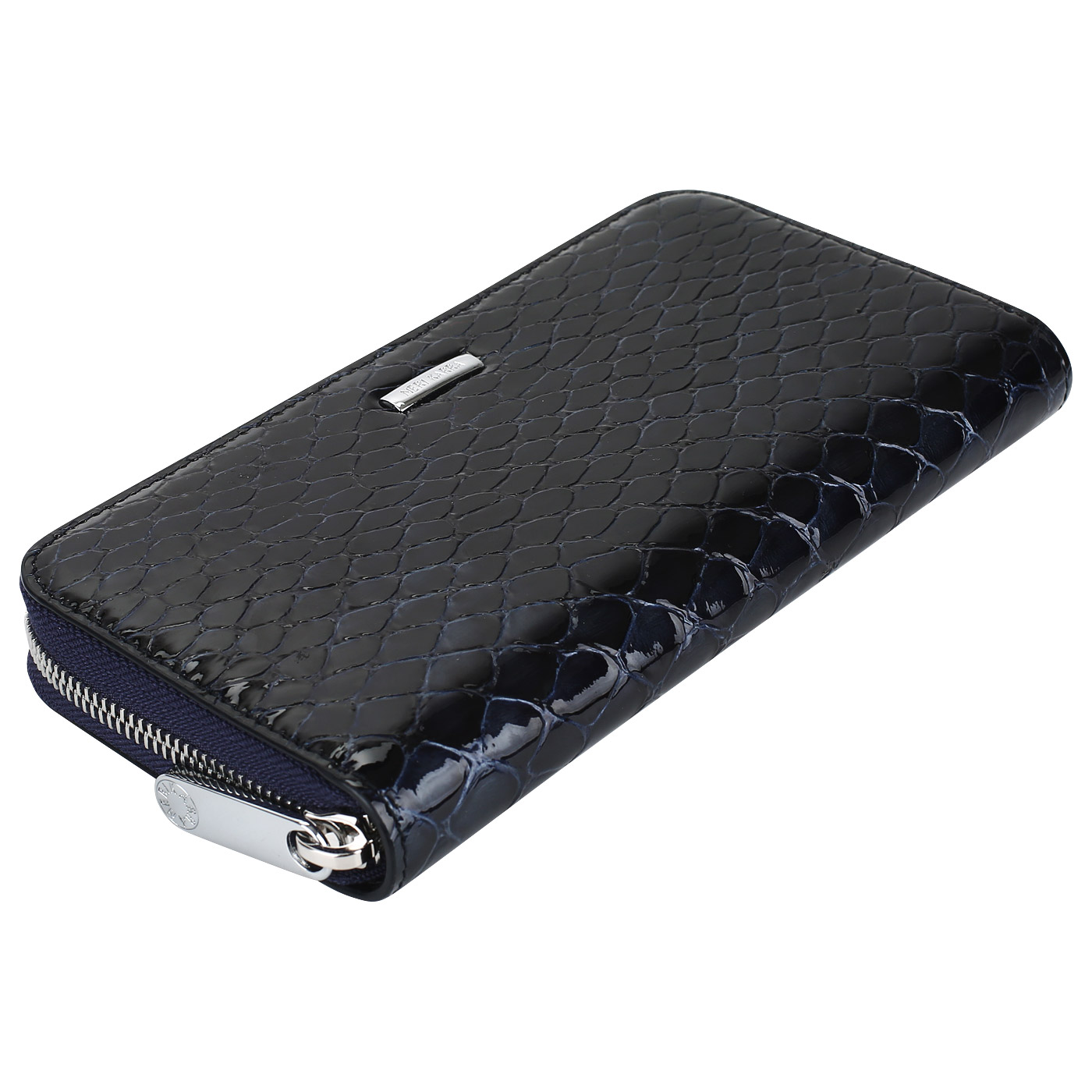 Кошелек с отделкой под кожу ящера Neri Karra 