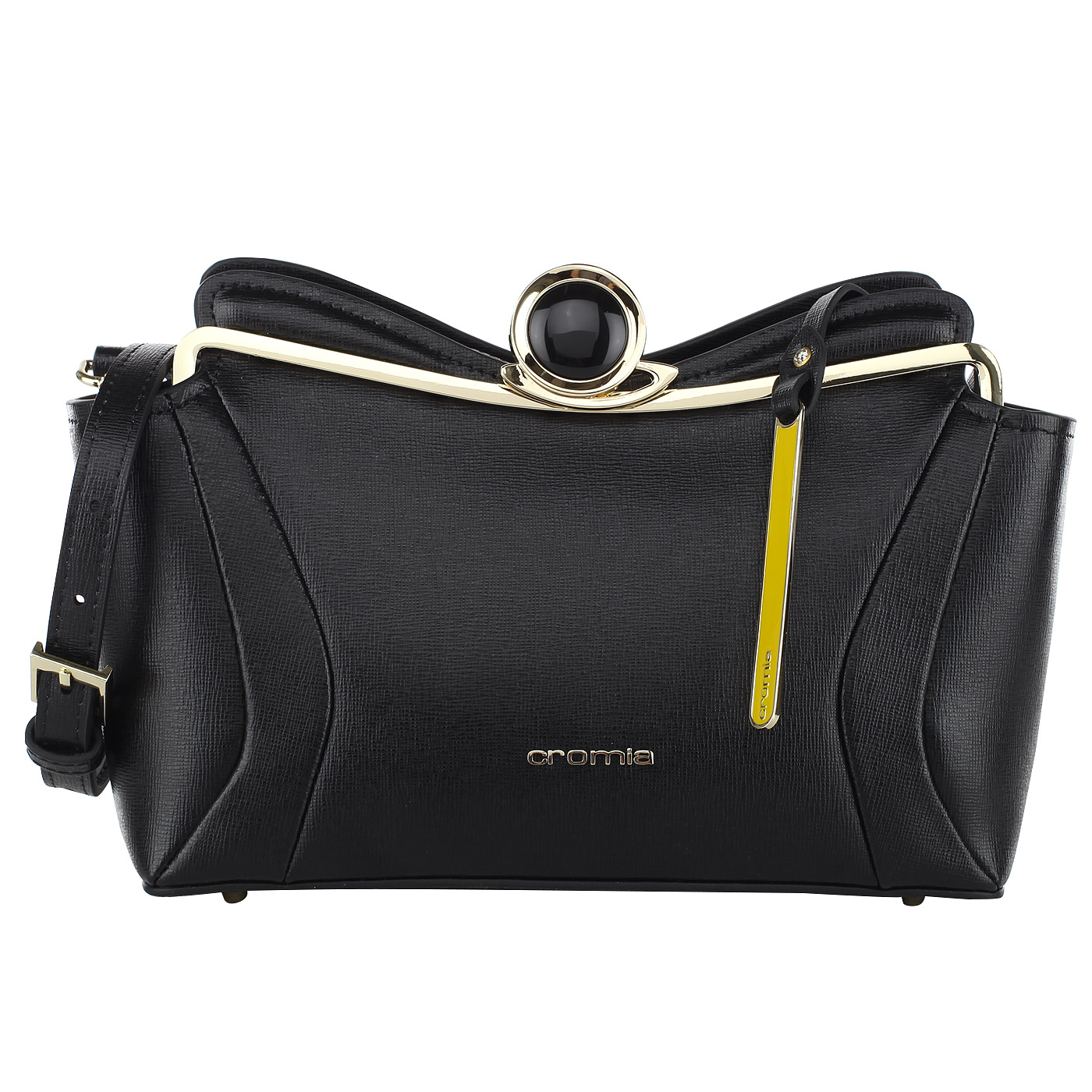 Cromia Сафьяновая сумочка со съемным ремешком