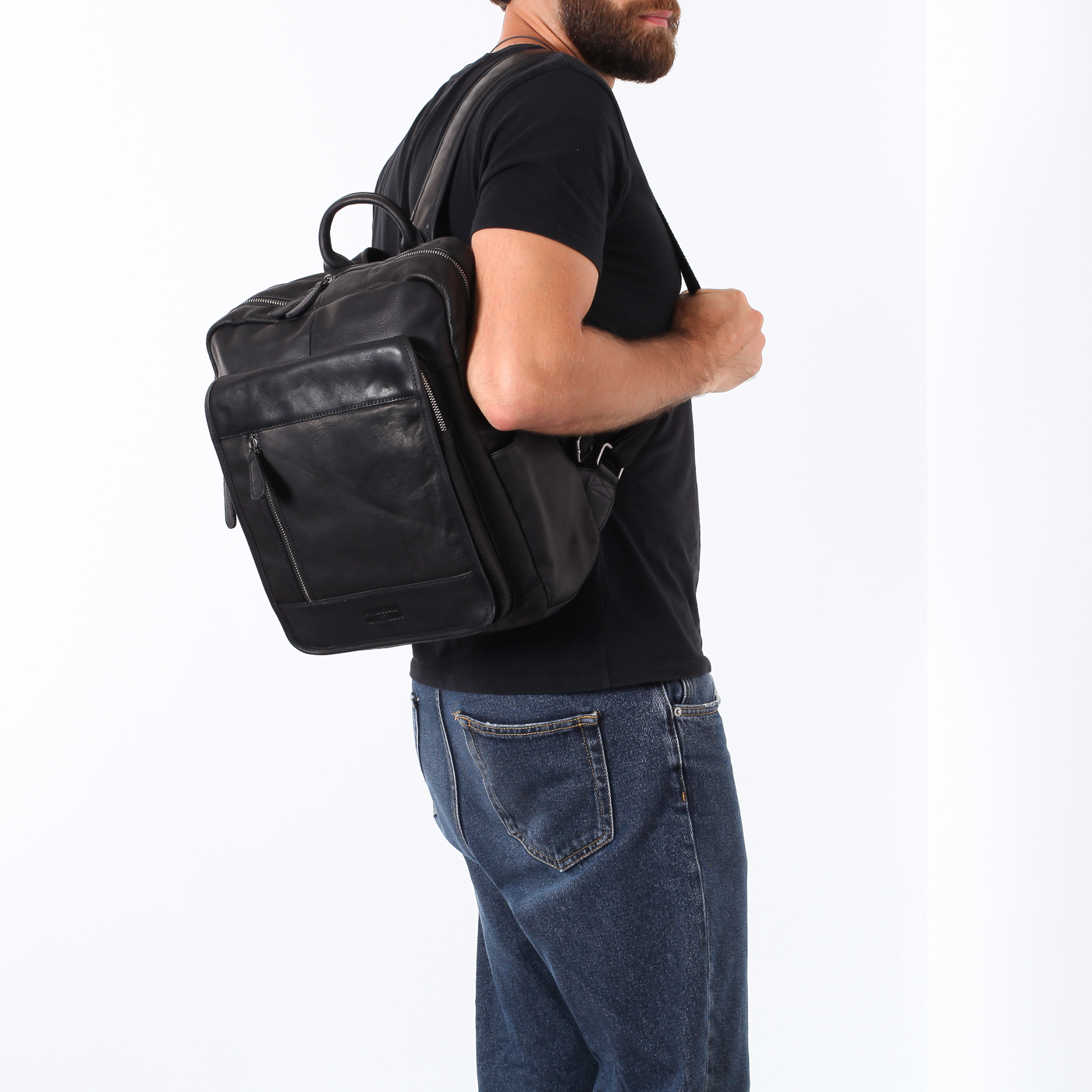 Кожаный рюкзак Dr. Koffer 