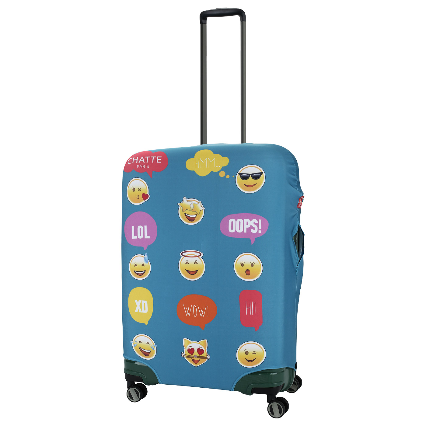 Chatte Чехол для чемодана с принтом