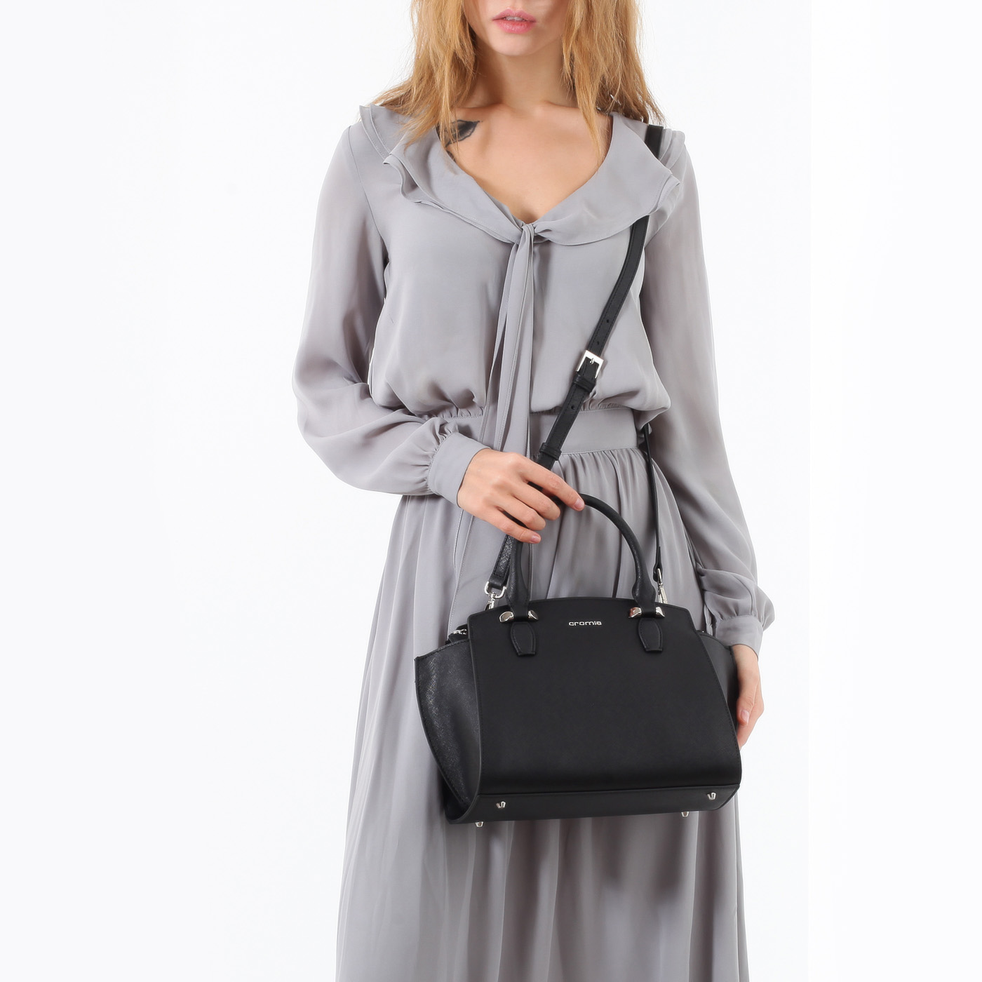 Черная сумка Cromia Perla