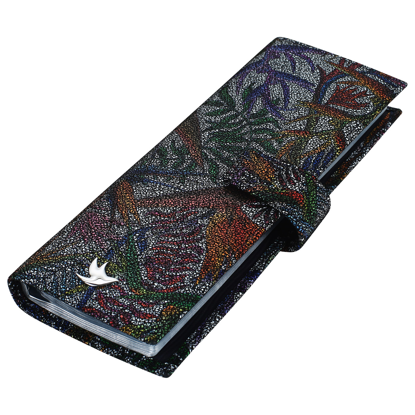 Кожаная визитница Aurelli Luna tropico