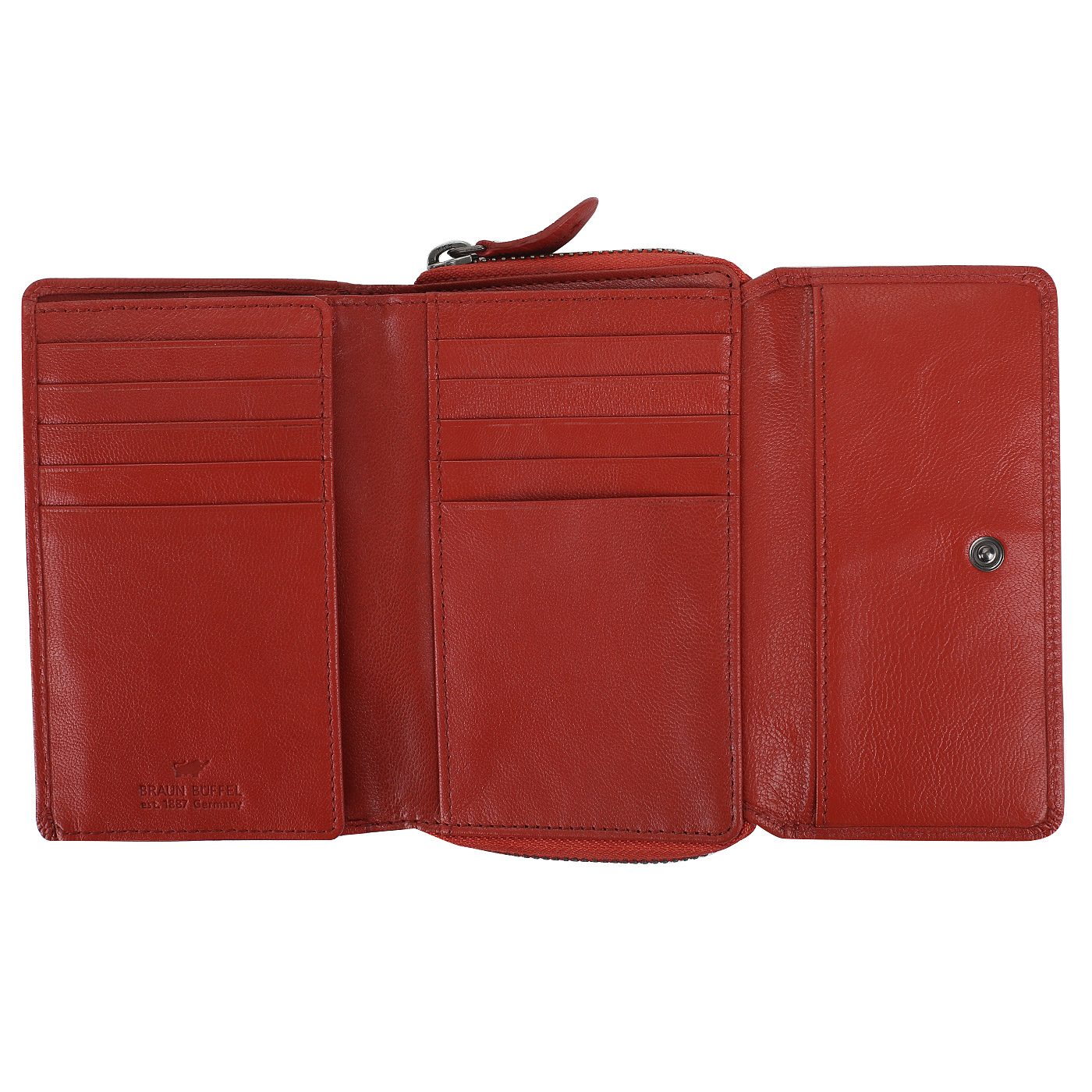 Портмоне из красной натуральной кожи Braun Buffel Soave