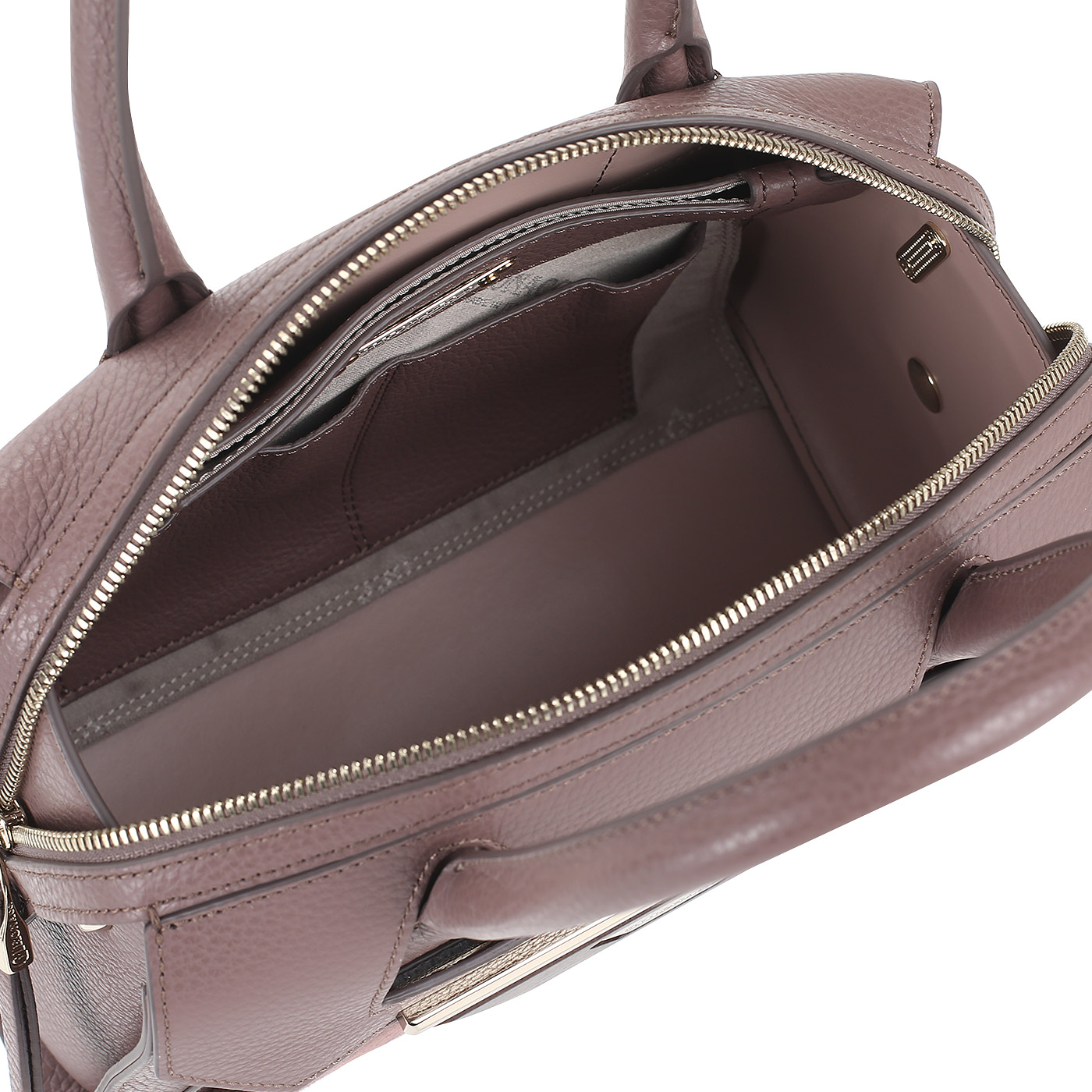 Сумка из кожи и замши Gironacci 