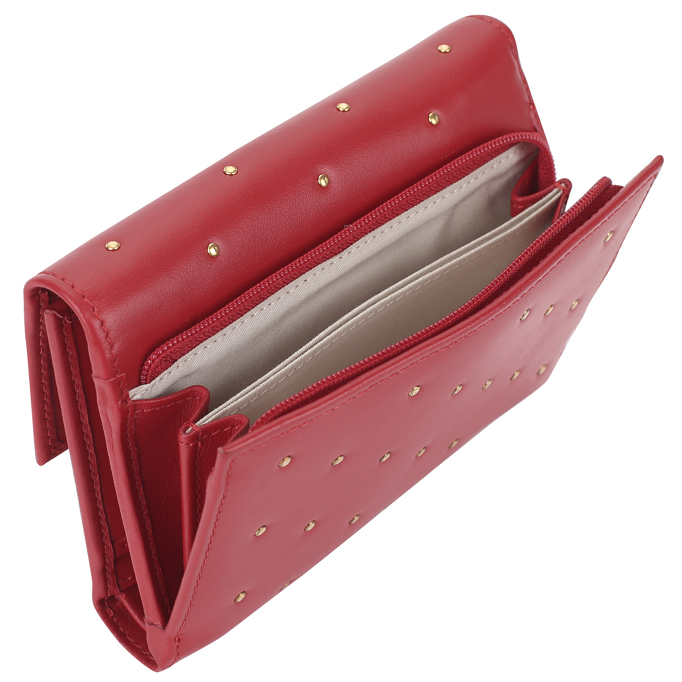 Компактный кожаный кошелек Chatte Lux