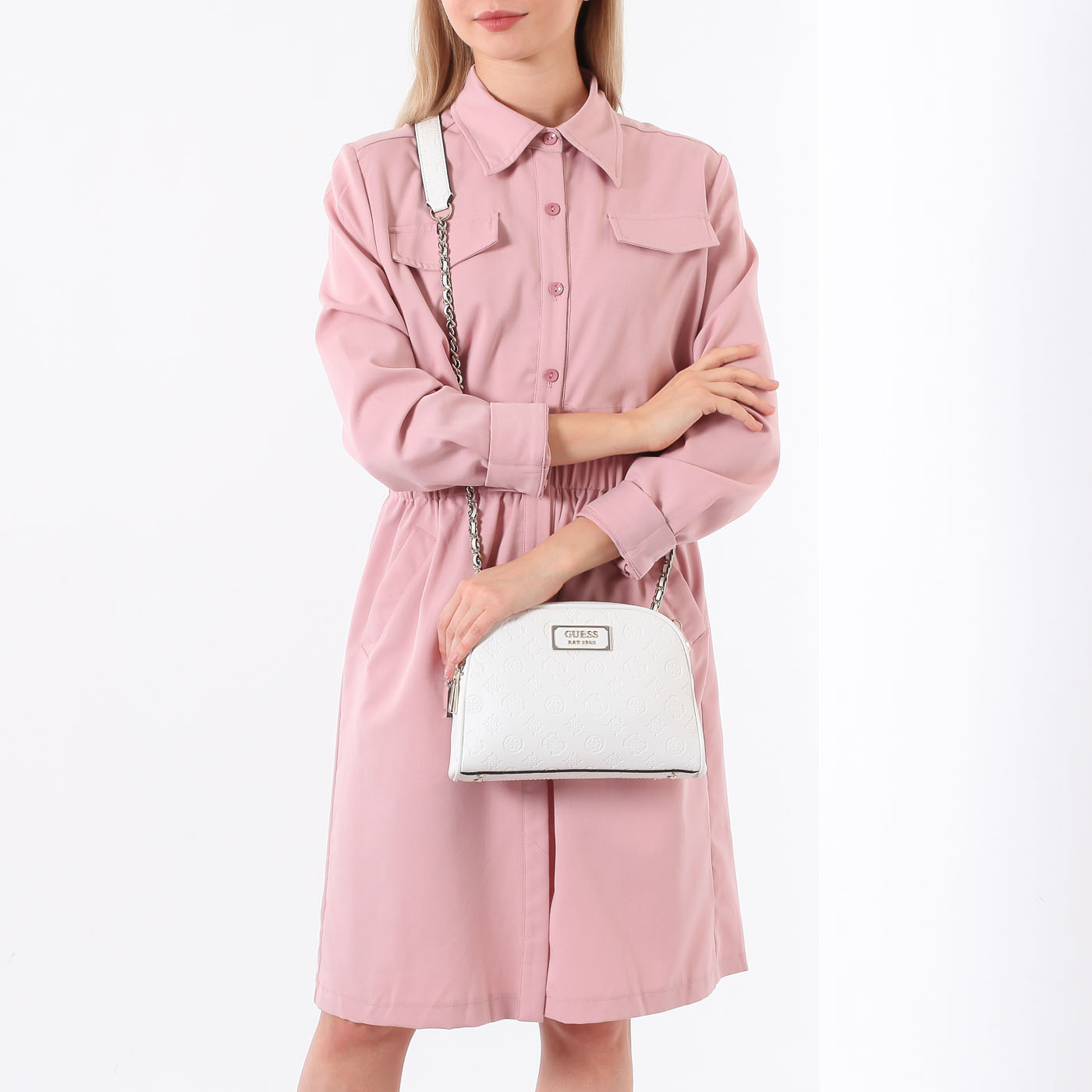 Сумка с цепочкой через плечо Guess Logo Love