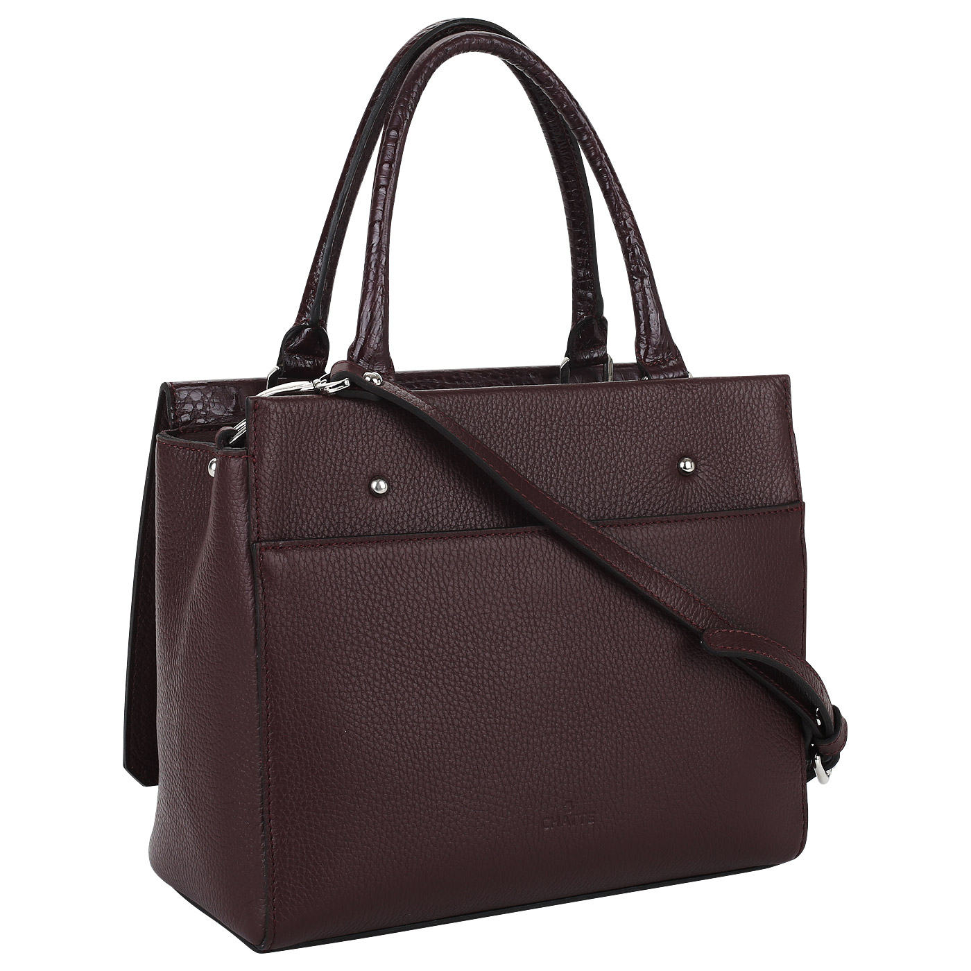 Кожаная сумка с плечевым ремнем Chatte 